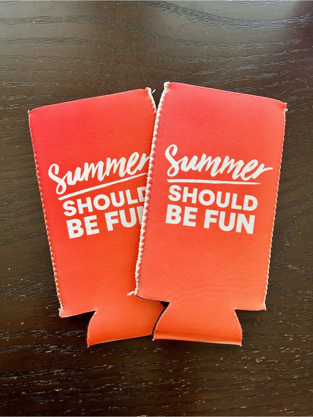 Bravo Summer House “Summer Should Be Fun” Koozie Can Coolers - Pack of 2